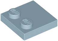 Tile, Modified 2 x 2 with Studs on Edge