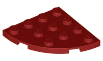 Plate, Round Corner 4 x 4