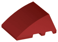 Wedge 4 x 3 Triple Curved No Studs