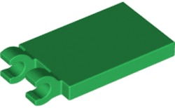 Tile, Modified 2 x 3 with 2 Open O Clips