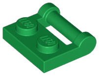 Plate, Modified 1 x 2 with Bar Handle on Side - Closed Ends
