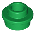 Plate, Round 1 x 1 with Open Stud