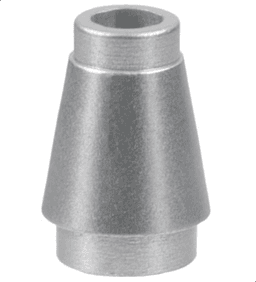 Cone 1 x 1 with Top Groove