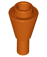 Cone 1 x 1 Inverted with Bar