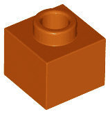 Brick, Modified 1 x 1 x 2/3 with Open Stud