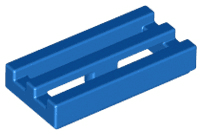 Tile, Modified 1 x 2 Grille with Bottom Groove
