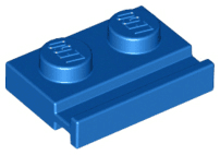 Plate, Modified 1 x 2 with Door Rail