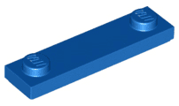 Plate, Modified 1 x 4 with 2 Studs with Groove