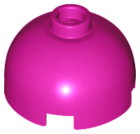 Brick, Round 2 x 2 Dome Top