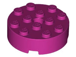 Brick, Round 4 x 4 with Hole