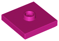 Plate, Modified 2 x 2 with Groove and 1 Stud in Center (Jumper)