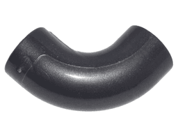 Brick, Round Tube 1 x 1 d. 90 degrees Elbow Macaroni - No Stud - Type 2 - Axle Hole