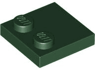 Tile, Modified 2 x 2 with Studs on Edge
