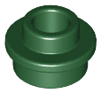 Plate, Round 1 x 1 with Open Stud