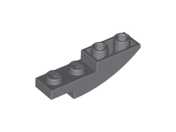 Slope, Curved 4 x 1 Inverted