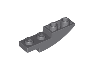 Slope, Curved 4 x 1 Inverted