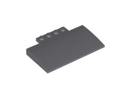 Slope, Curved 5 x 8 x 2/3 with 4 Studs