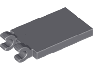 Tile, Modified 2 x 3 with 2 Open O Clips