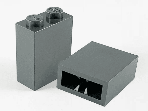 Brick 1 x 2 x 2 with Inside Axle Holder