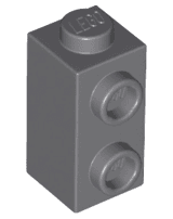 Brick, Modified 1 x 1 x 1 2/3 with Studs on Side