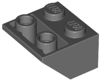 Slope, Inverted 45 2 x 2 with Flat Bottom Pin