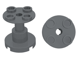 Support 2 x 2 x 2 Stand with Complete Hole