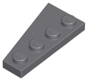 Wedge, Plate 4 x 2 Right