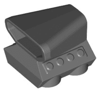 Vehicle, Air Scoop Engine Top 2 x 2