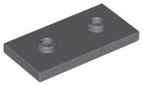 Plate, Modified 2 x 4 with 2 Studs (Double Jumper)