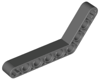 Technic, Liftarm, Modified Bent Thick 1 x 9 (6 - 4)