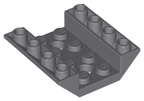 Slope, Inverted 45 4 x 4 Double with 2 Holes