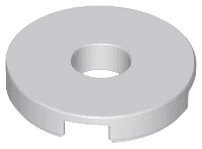 Tile, Round 2 x 2 with Hole