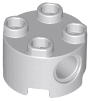 Brick, Round 2 x 2 with Pin Holes