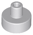 Tile, Round 1 x 1 with Bar and Small Pin Hole