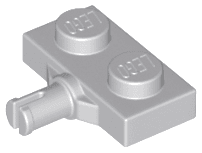 Plate, Modified 1 x 2 with Wheel Holder