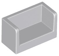 Panel 1 x 2 x 1 with Rounded Corners and 2 Sides