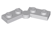 Hinge Plate 1 x 4 Swivel (2429 / 2430)