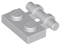 Plate, Modified 1 x 2 with Bar Handle on Side - Free Ends
