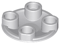 Plate, Round 2 x 2 with Rounded Bottom (Boat Stud)
