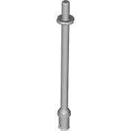 Bar   8L with Stop Rings and Pin (Technic, Figure Accessory Ski Pole) - Flat End
