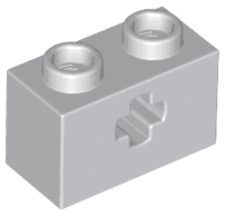 Technic, Brick 1 x 2 with Axle Hole