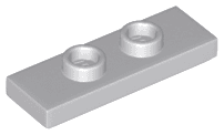 Plate, Modified 1 x 3 with 2 Studs (Double Jumper)