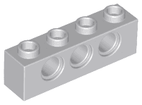 Technic, Brick 1 x 4 with Holes