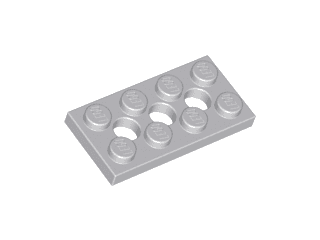Technic, Plate 2 x 4 with 3 Holes