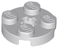 Plate, Round 2 x 2 with Axle Hole