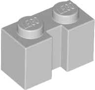 Brick, Modified 1 x 2 with Channel