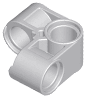 Technic, Pin Connector Perpendicular 2 x 2 Bent