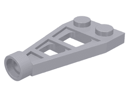 Plate, Modified 1 x 2 with Long Stud Holder (Space Wing)