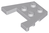 Wedge, Plate 3 x 4 with Stud Notches