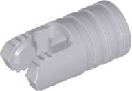 Hinge Cylinder 1 x 2 Locking with 2 Fingers and Axle Hole on Ends without Slots